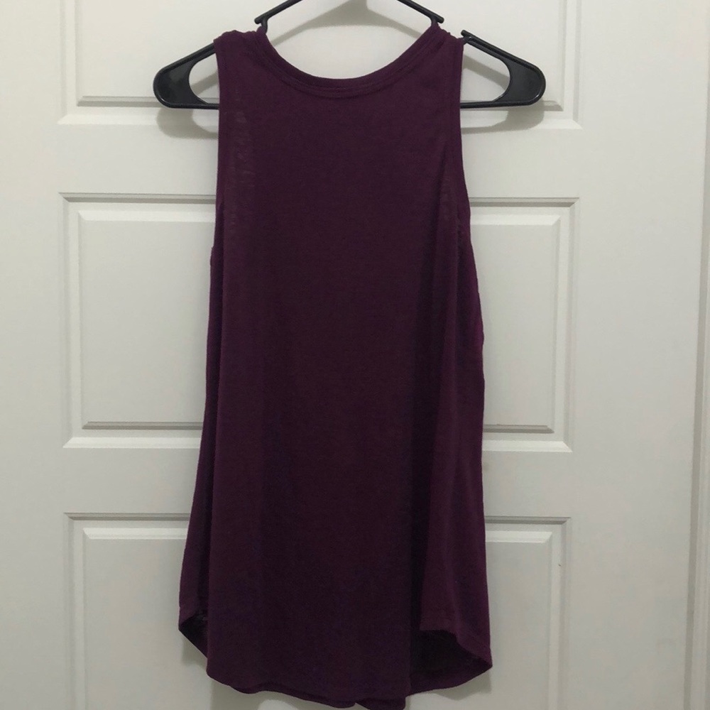 Athleta Maroon Light Weight Tank top - Medium